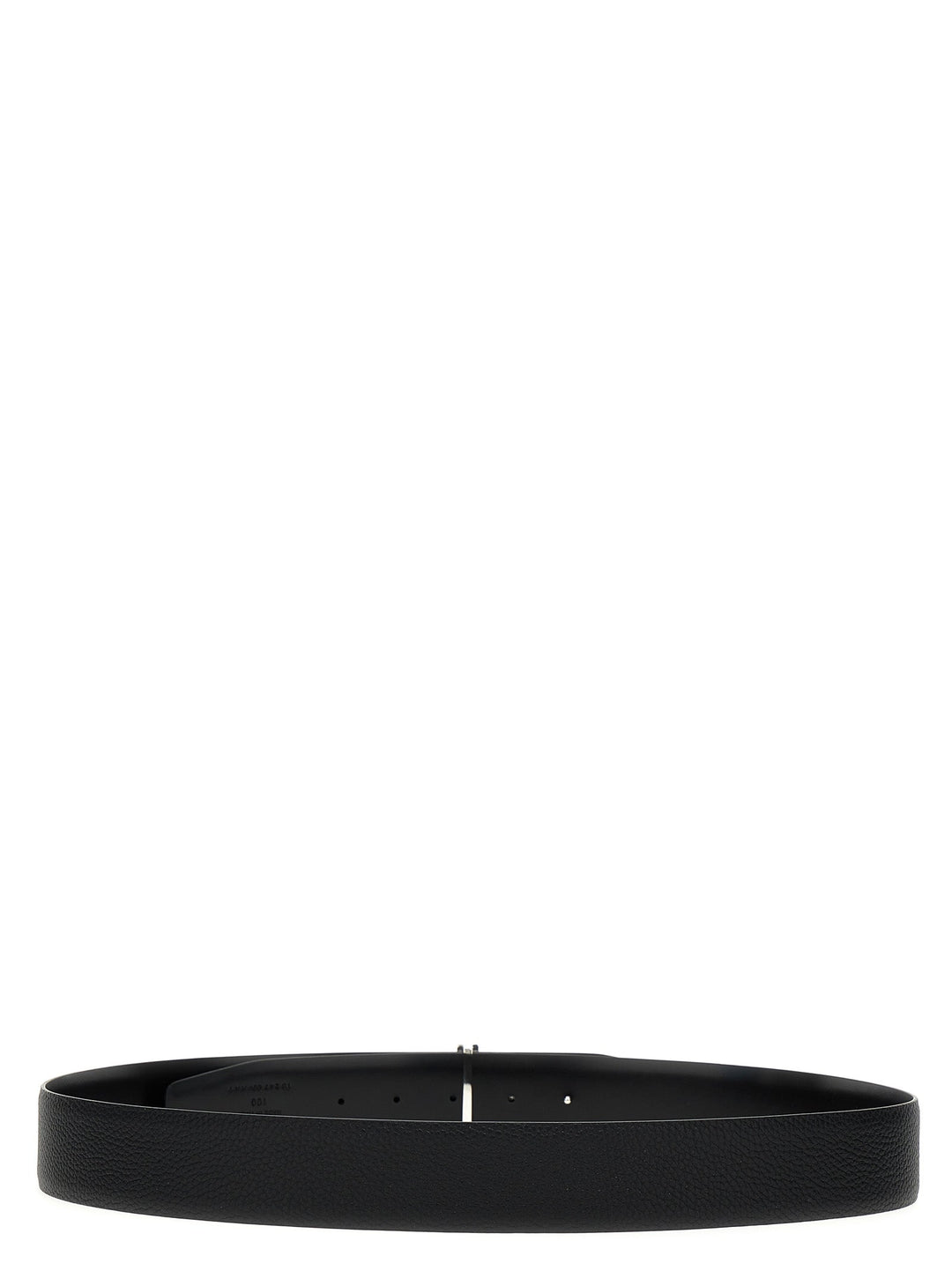 Tom Ford Black Calfskin Regular Belt