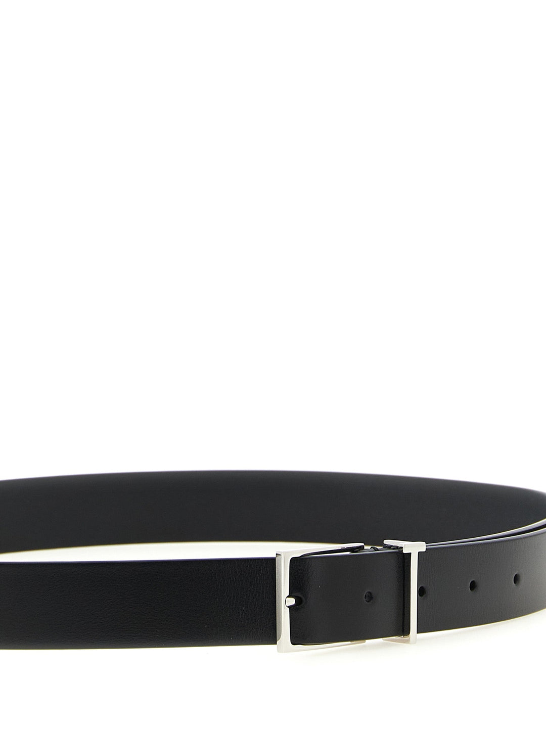 Tom Ford Black Calfskin Thin Belt