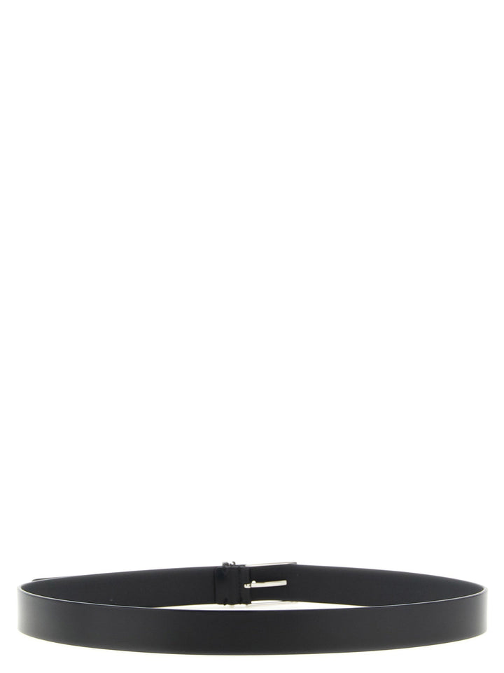 Tom Ford Black Calfskin Thin Belt