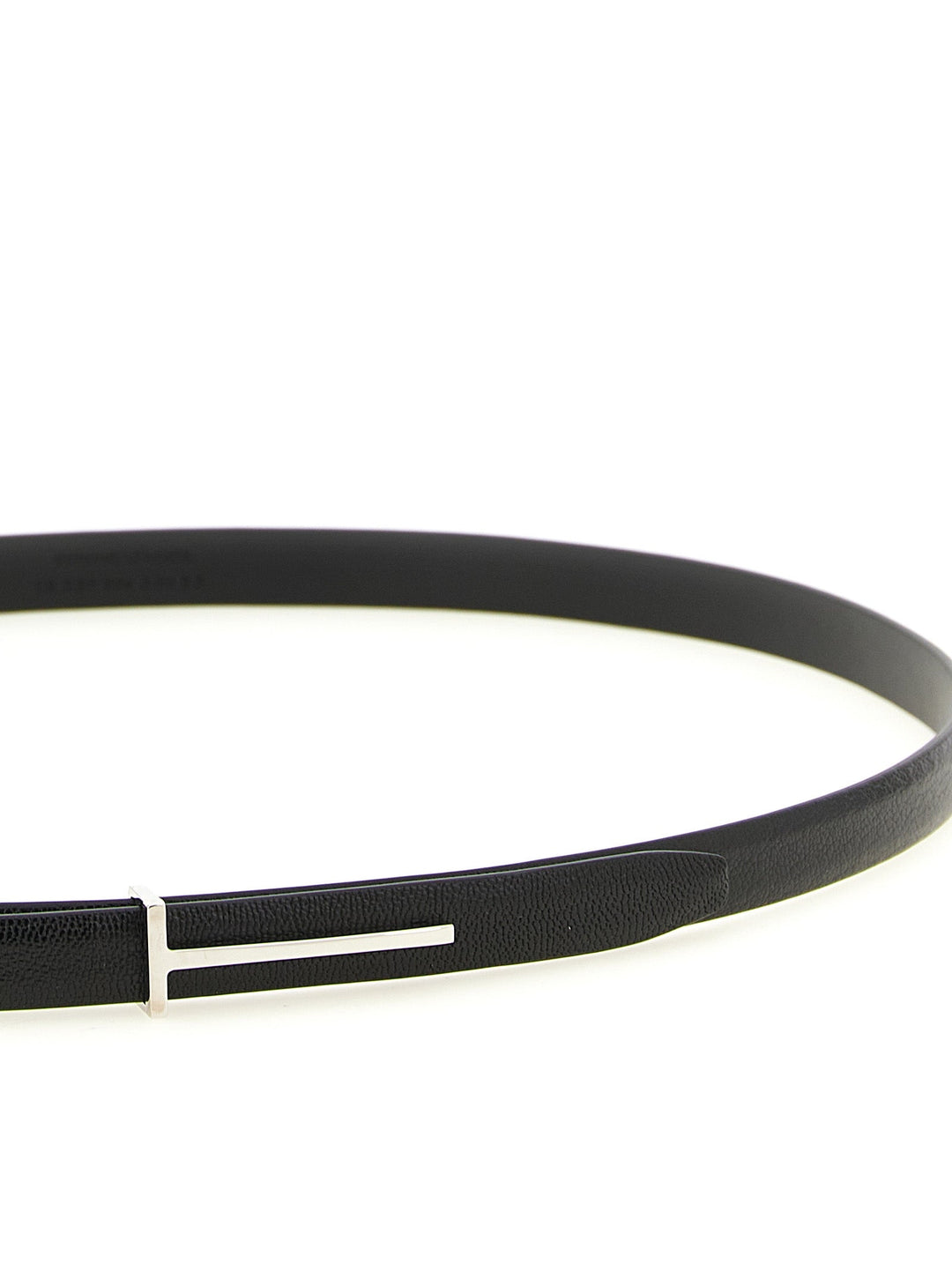 Tom Ford Black Goatskin Thin Belt