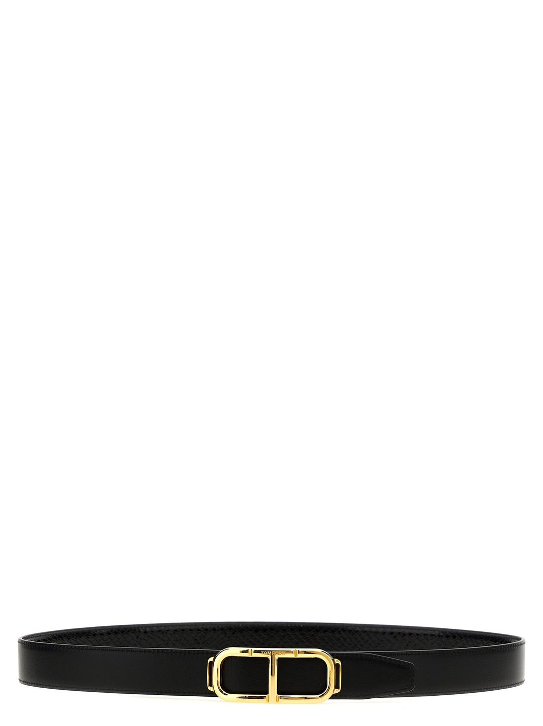 Tom Ford Black Leather Regular Belt