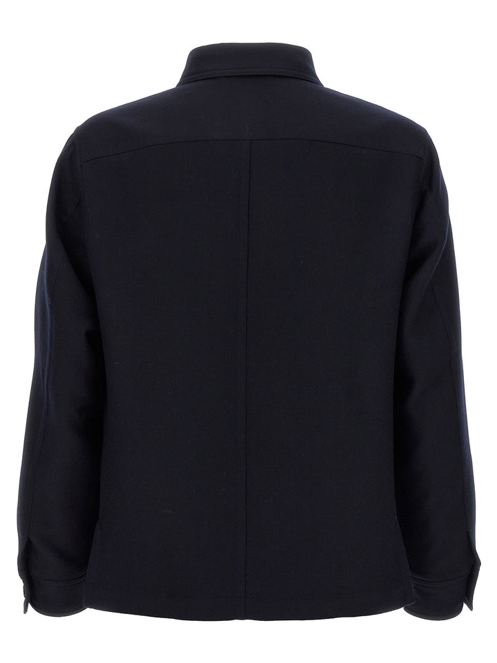 Tom Ford Blue Wool Blouse