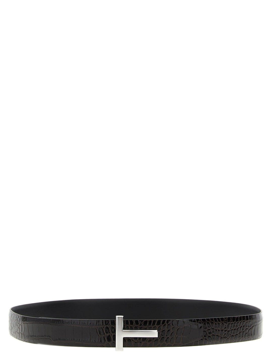 Tom Ford Brown Calfskin Regular Belt