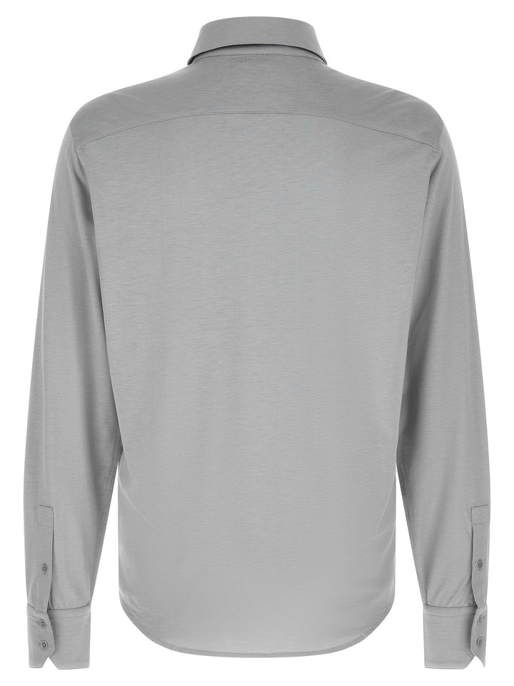 Tom Ford Gray Silk Blouse