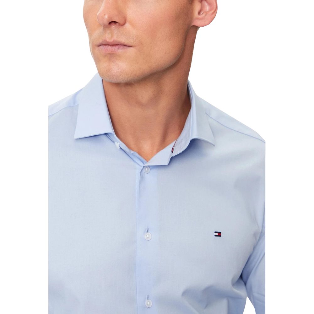 Men’s Tommy Hilfiger Blue Organic Cotton Dress Shirt