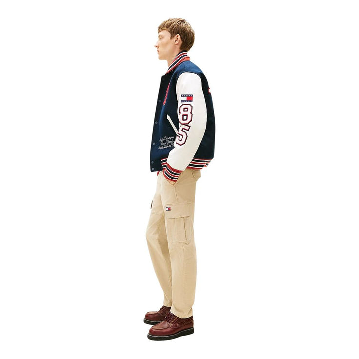 Men’s Tommy Hilfiger Jeans Beige Recycled Cotton Cargo Pants