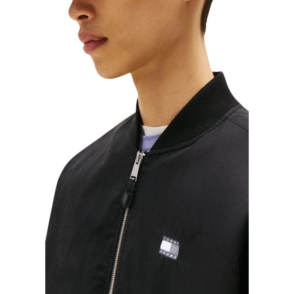 Men’s Tommy Hilfiger Jeans Black Recycled Cotton Bomber