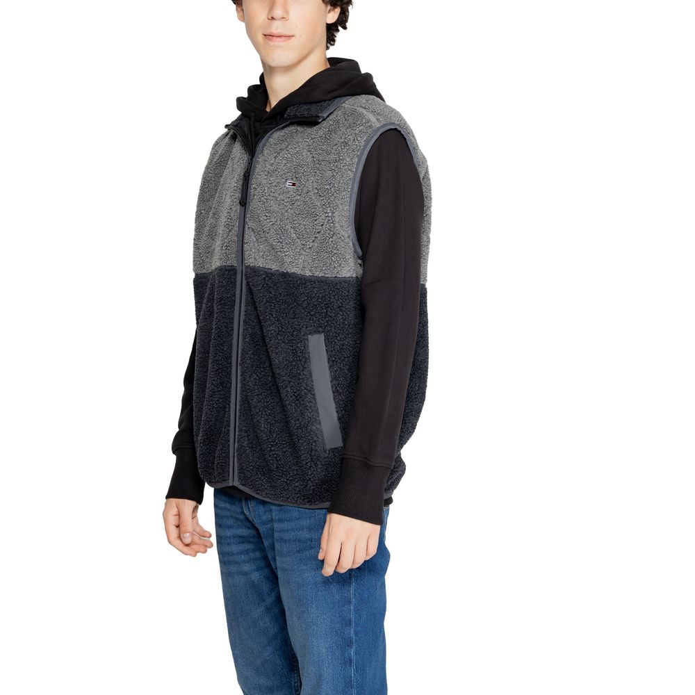 Men’s Tommy Hilfiger Jeans Black Recycled Polyester Sleeveless Jacket