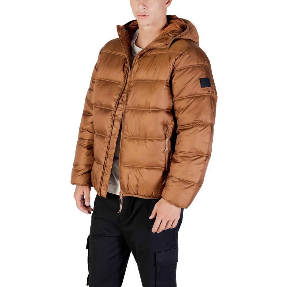 Men’s Tommy Hilfiger Jeans Brown Polyamide Coat