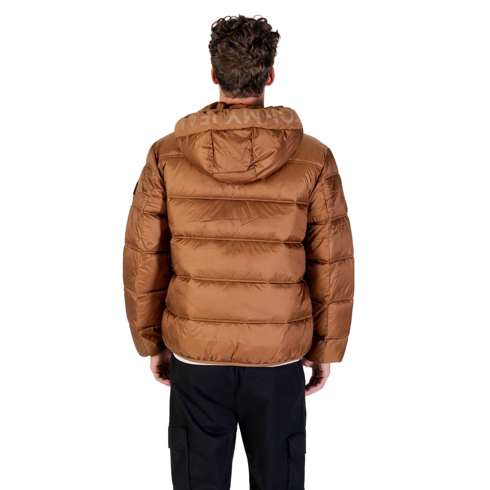 Men’s Tommy Hilfiger Jeans Brown Polyamide Coat