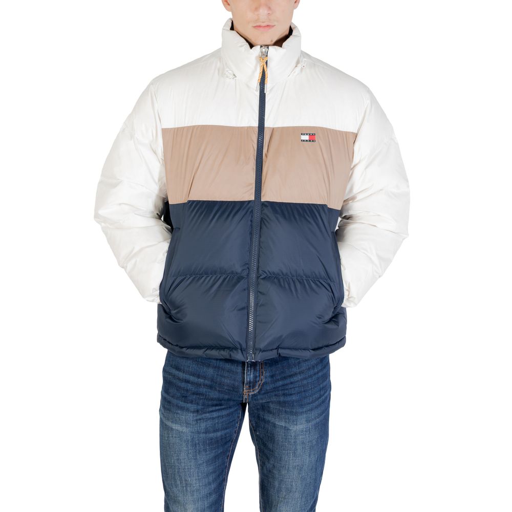 Men’s Tommy Hilfiger Jeans Cream Recycled Polyester Bomber