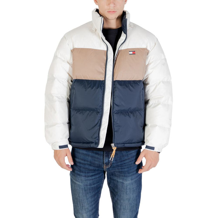 Men’s Tommy Hilfiger Jeans Cream Recycled Polyester Bomber