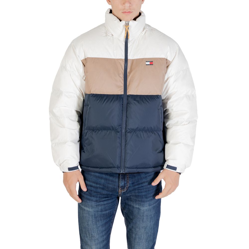 Men’s Tommy Hilfiger Jeans Cream Recycled Polyester Bomber