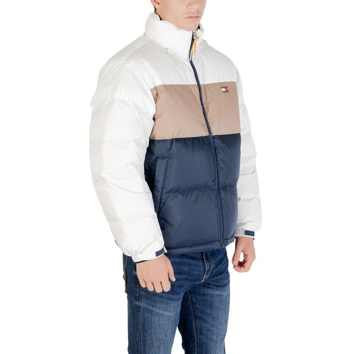 Men’s Tommy Hilfiger Jeans Cream Recycled Polyester Bomber