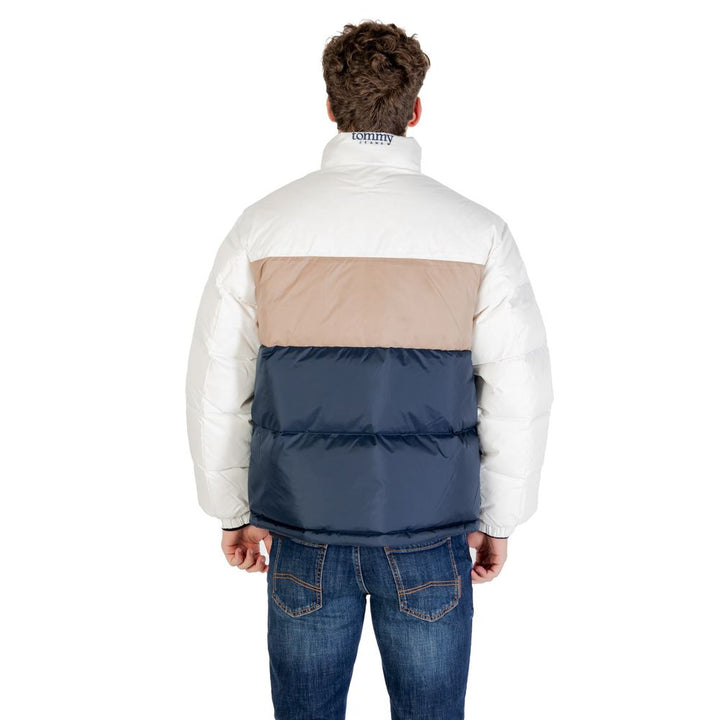 Men’s Tommy Hilfiger Jeans Cream Recycled Polyester Bomber