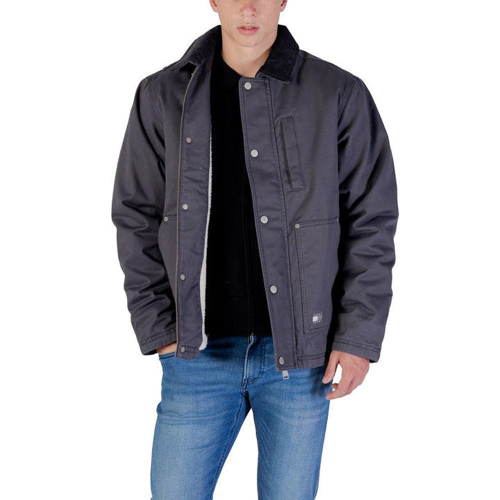 Men’s Tommy Hilfiger Jeans Gray Recycled Cotton Denim Jacket