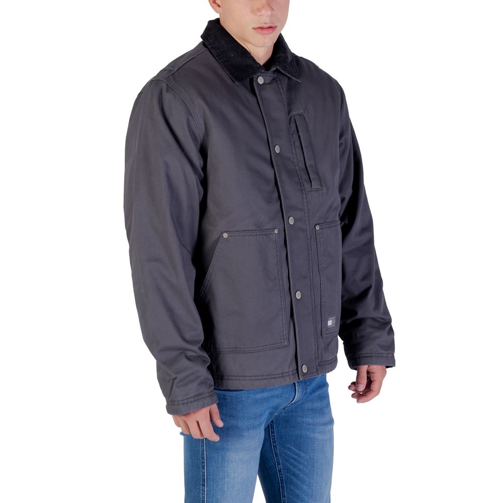 Men’s Tommy Hilfiger Jeans Gray Recycled Cotton Denim Jacket