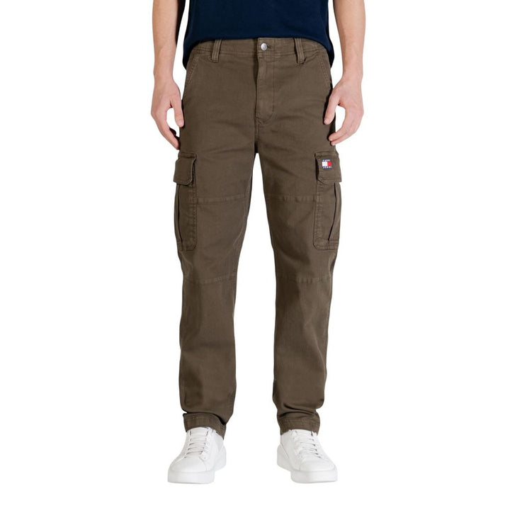Men’s Tommy Hilfiger Jeans Green Recycled Cotton Cargo Pants