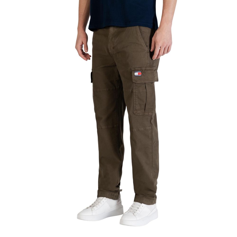 Men’s Tommy Hilfiger Jeans Green Recycled Cotton Cargo Pants