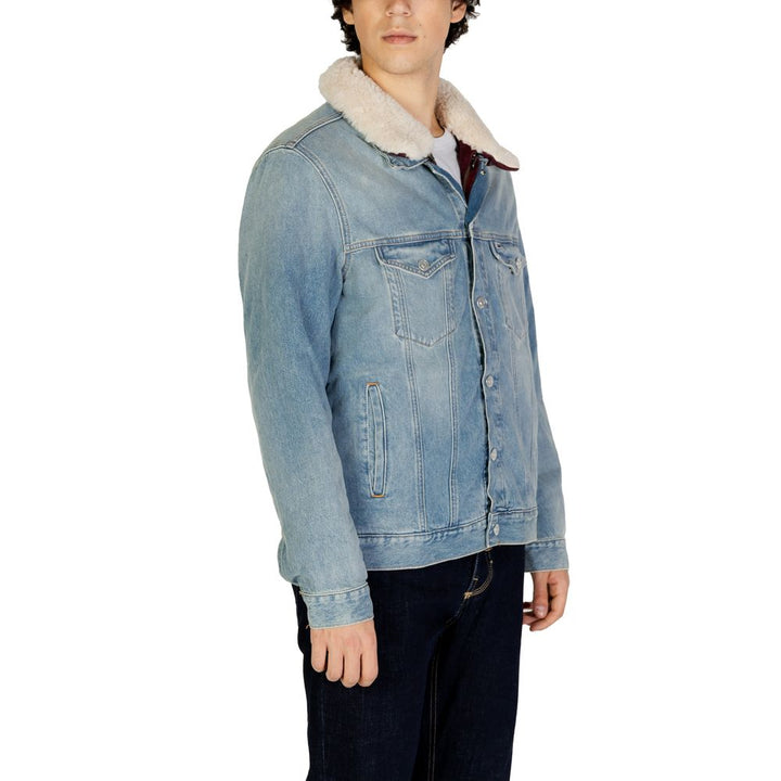 Men’s Tommy Hilfiger Jeans Light Blue Cotton Denim Jacket