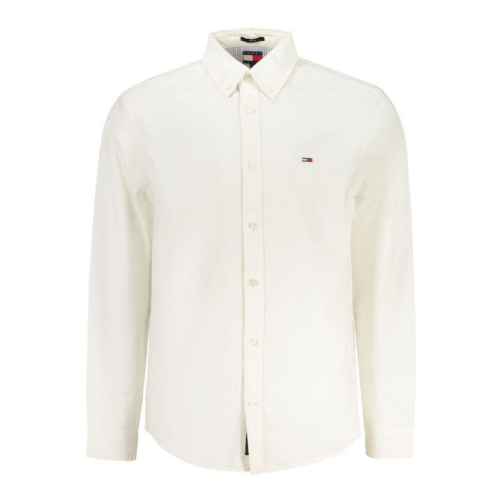 Men’s Tommy Hilfiger White Cotton Men Shirt