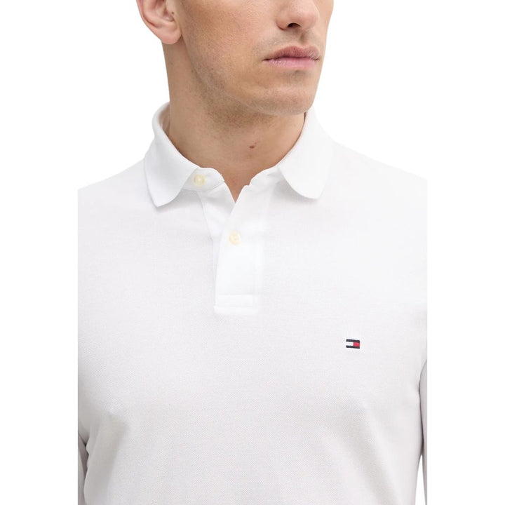 Men’s Tommy Hilfiger White Organic Cotton Long Sleeve T-shirt