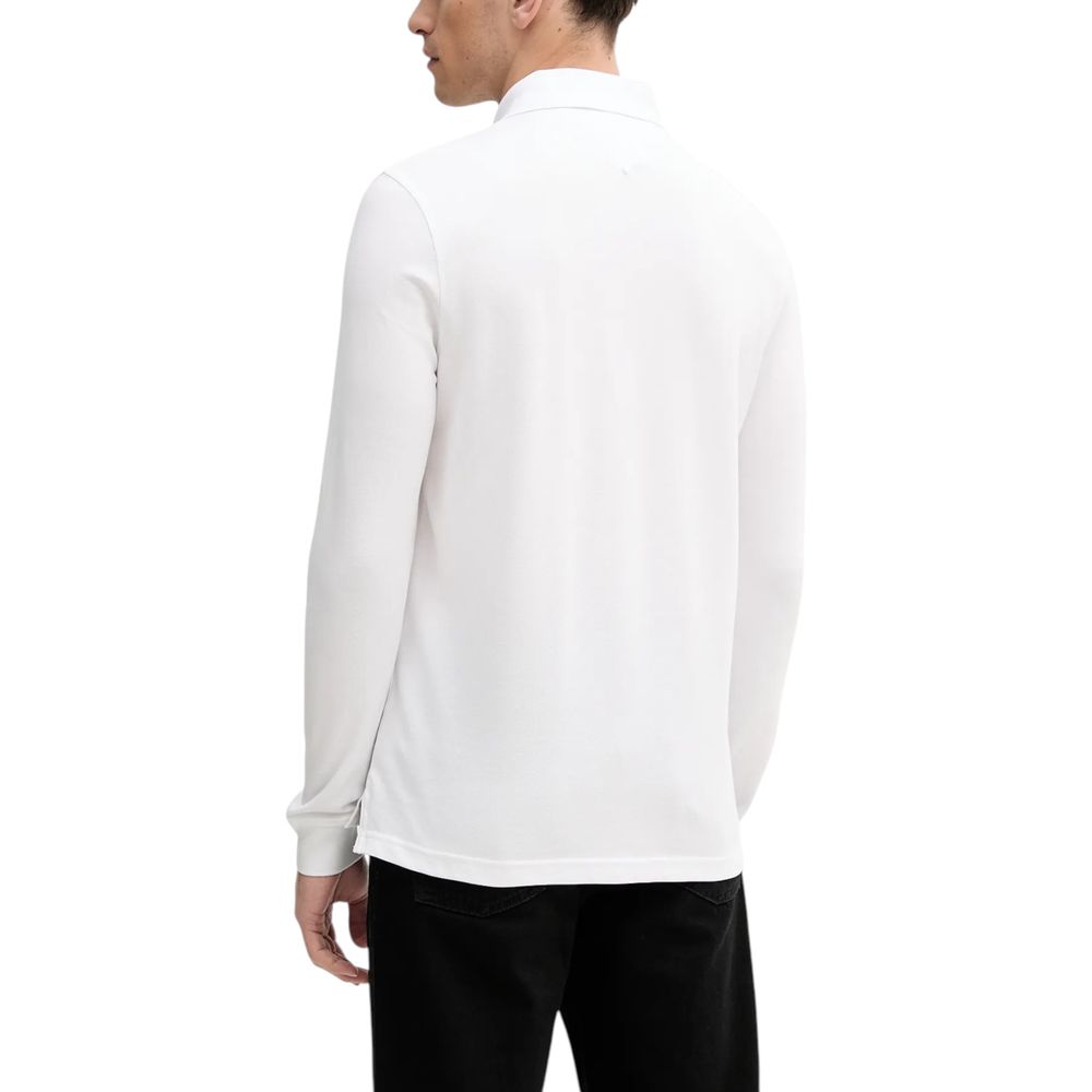 Men’s Tommy Hilfiger White Organic Cotton Long Sleeve T-shirt
