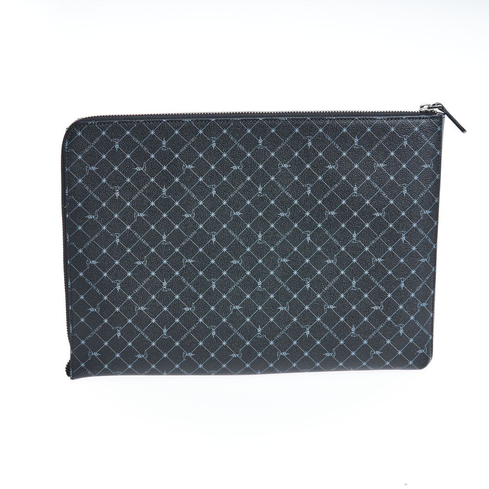 Men’s Trussardi Black Leather Men Clutch