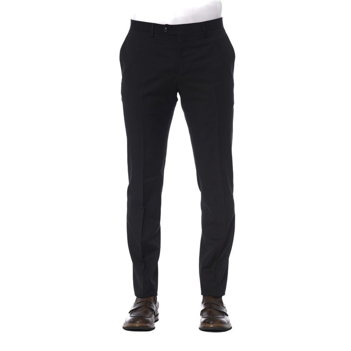 Men’s Trussardi Black Virgin Wool Men Pant