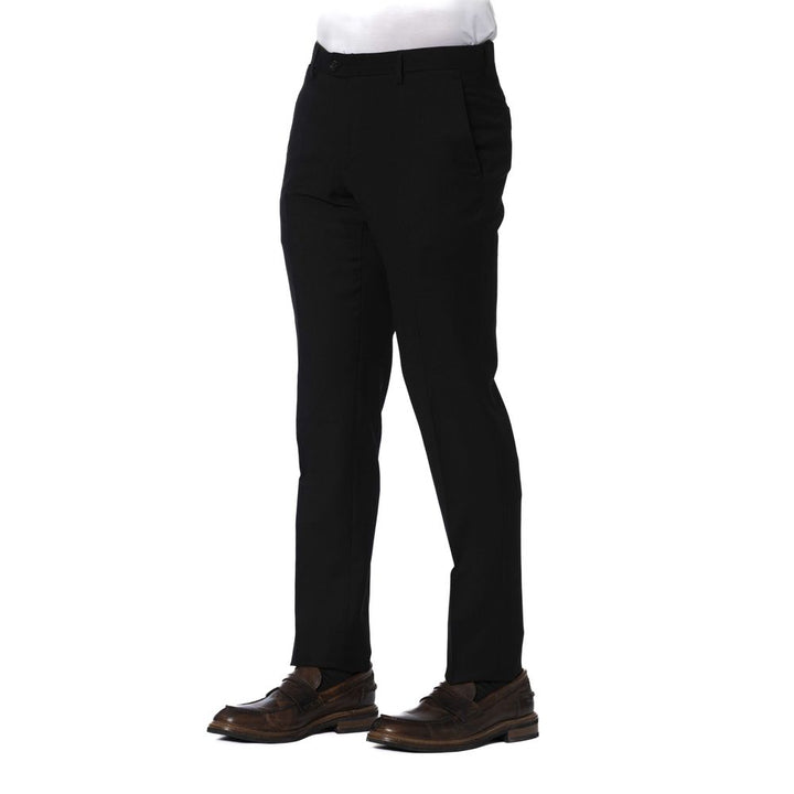 Men’s Trussardi Black Wool Men Trouser