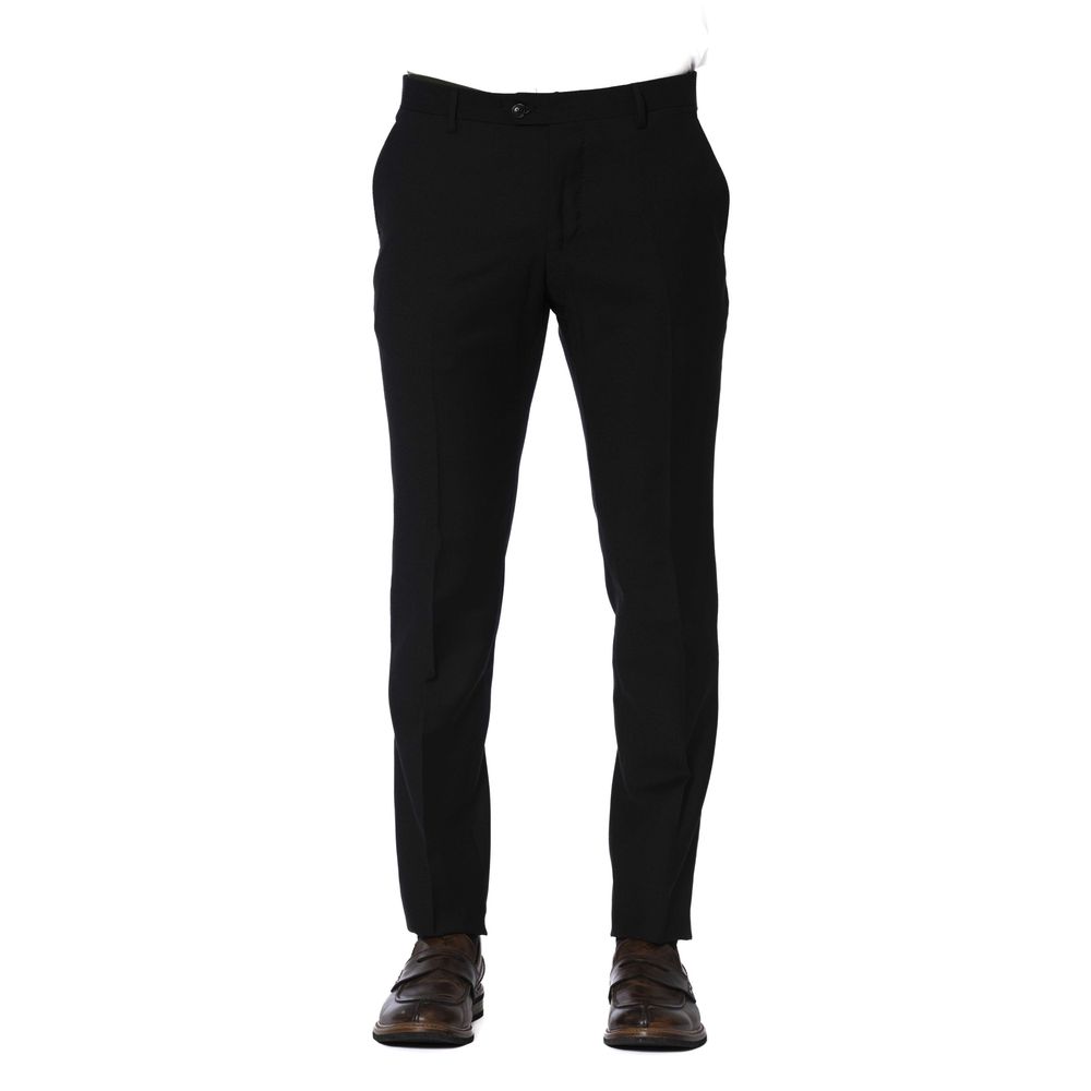 Men’s Trussardi Black Wool Men Trouser