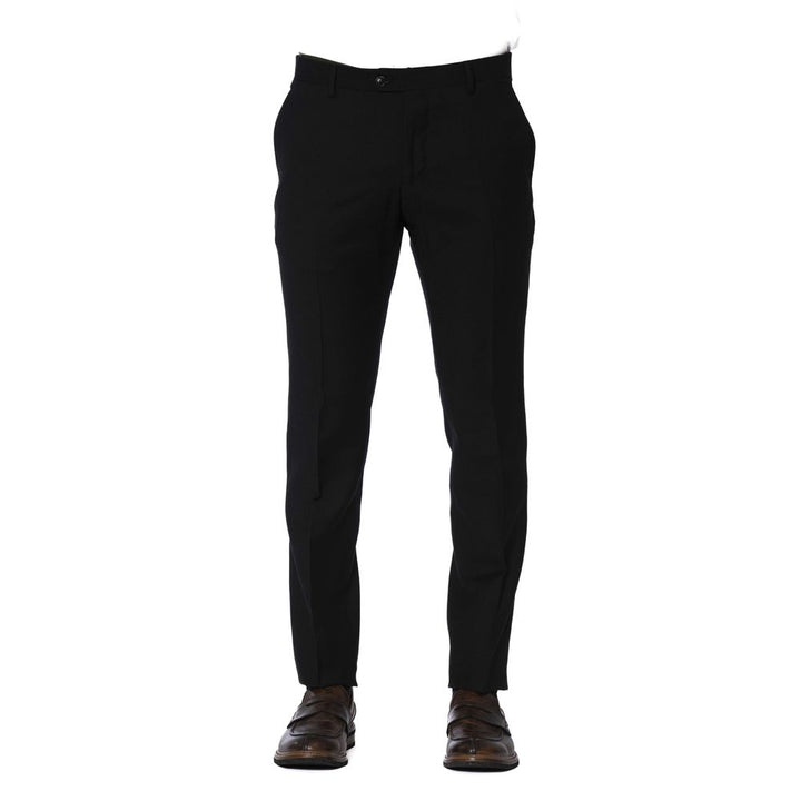 Men’s Trussardi Black Wool Men Trouser