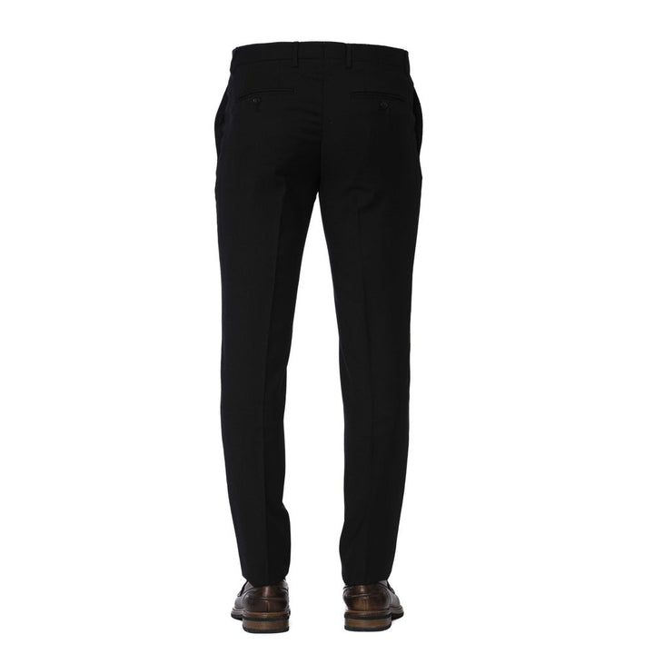 Men’s Trussardi Black Wool Men Trouser
