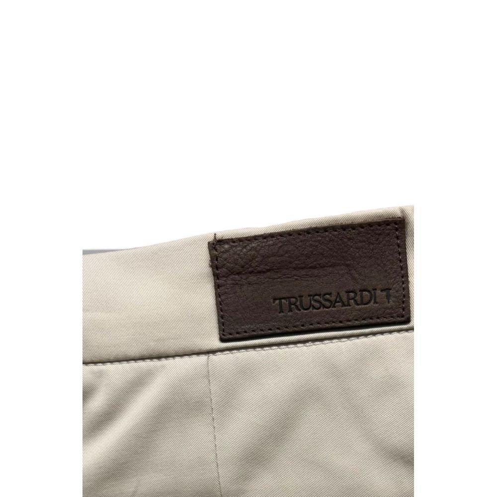Men’s Trussardi Jeans Beige Cotton Men Pants