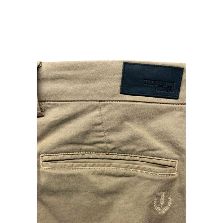 Men’s Trussardi Jeans Beige Cotton Men Pants