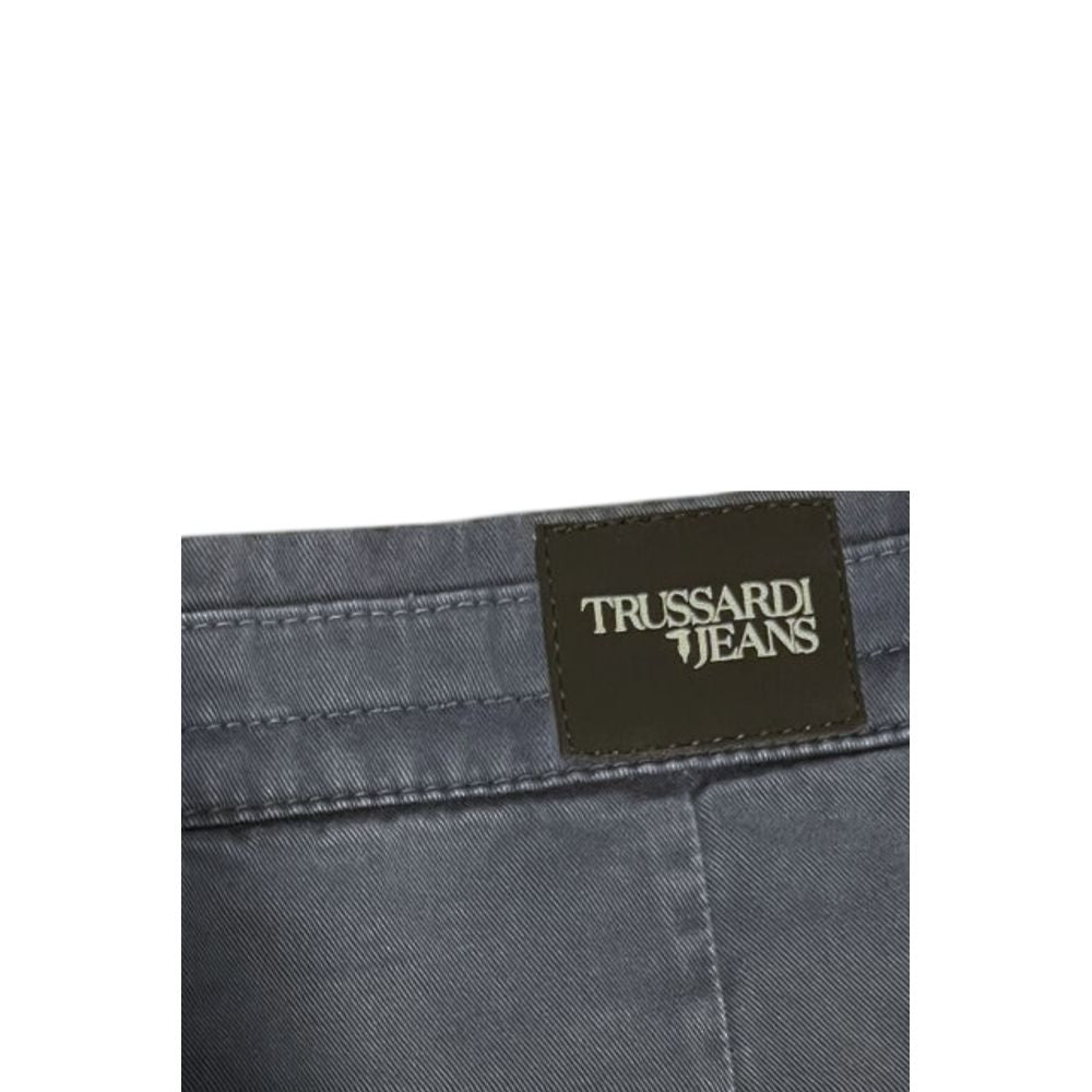 Men’s Trussardi Jeans Blue Cotton Men Pant