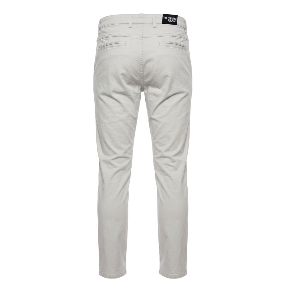 Men’s Trussardi Jeans Grey Cotton Men Pants