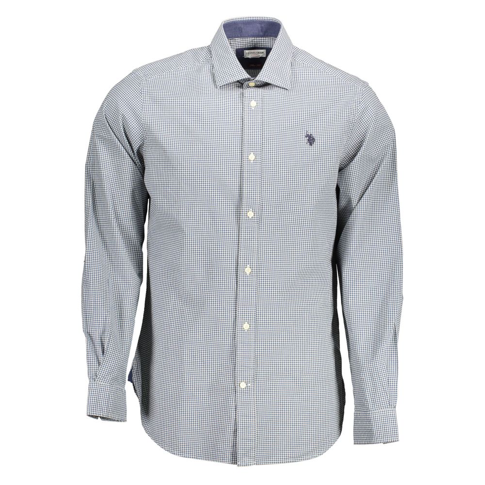 Men’s U.s. Polo Assn. Azzurro Cotton Shirt