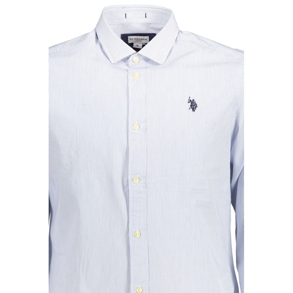 Men’s U.s. Polo Assn. Azzurro Cotton Shirt