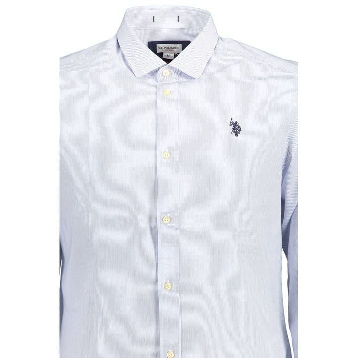 Men’s U.s. Polo Assn. Azzurro Cotton Shirt