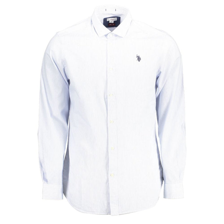 Men’s U.s. Polo Assn. Azzurro Cotton Shirt