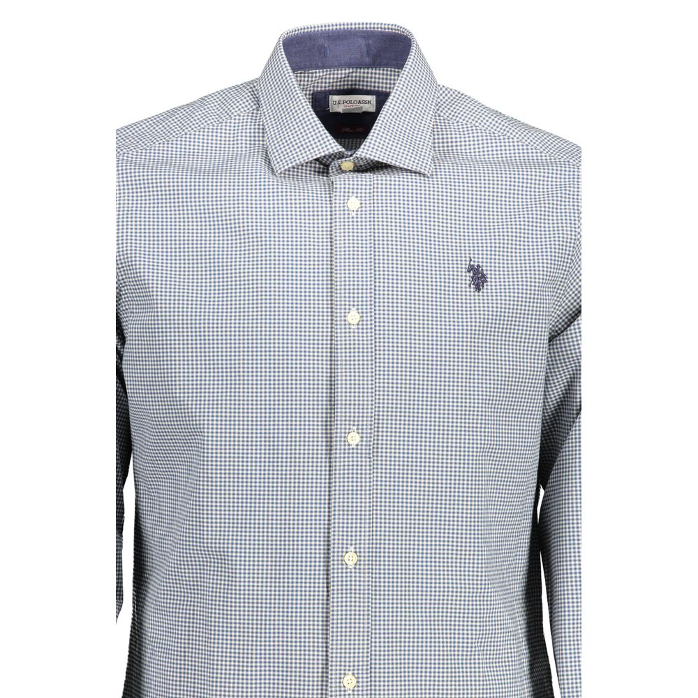 Men’s U.s. Polo Assn. Azzurro Cotton Shirt