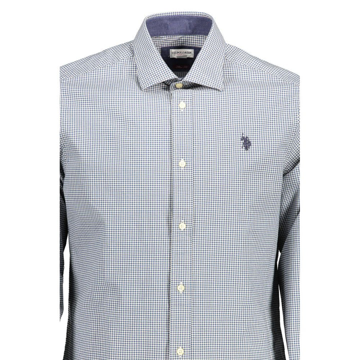 Men’s U.s. Polo Assn. Azzurro Cotton Shirt