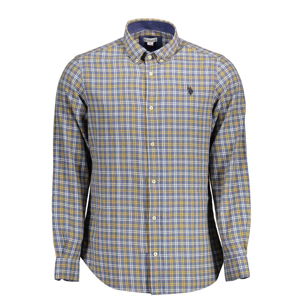 U.s. Polo Assn. Blue Cotton Men’s Shirt