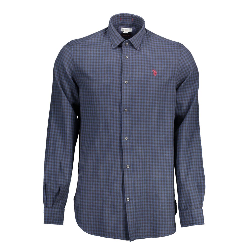 U.s. Polo Assn. Blue Cotton Men’s Shirt