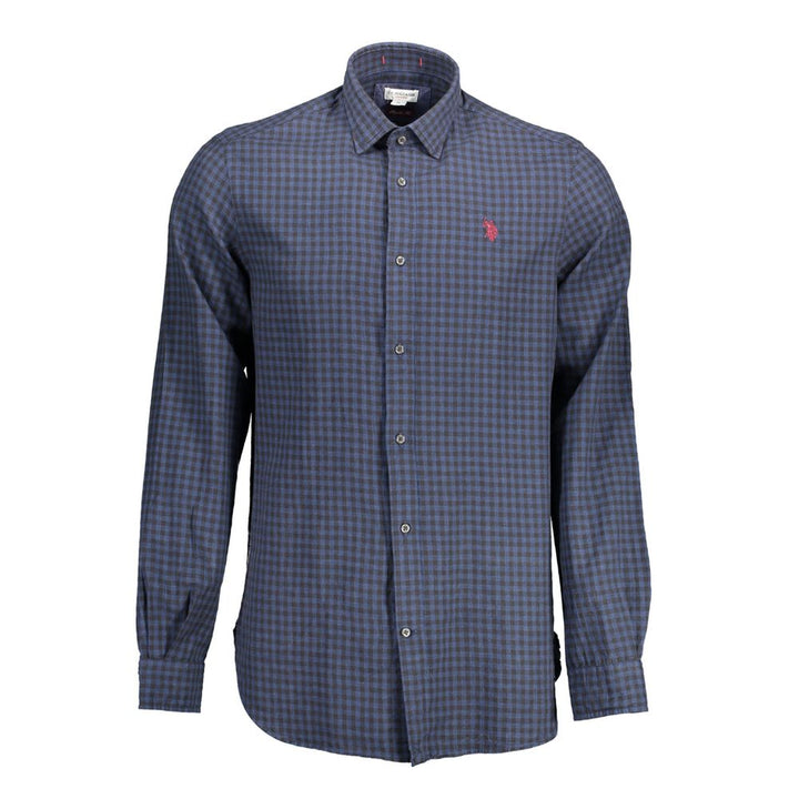 U.s. Polo Assn. Blue Cotton Men’s Shirt