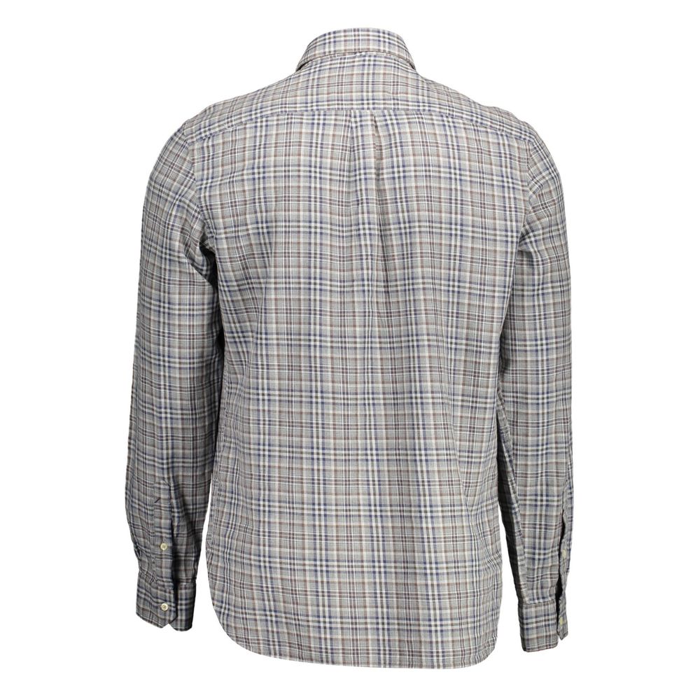 U.s. Polo Assn. Gray Cotton Men’s Shirt