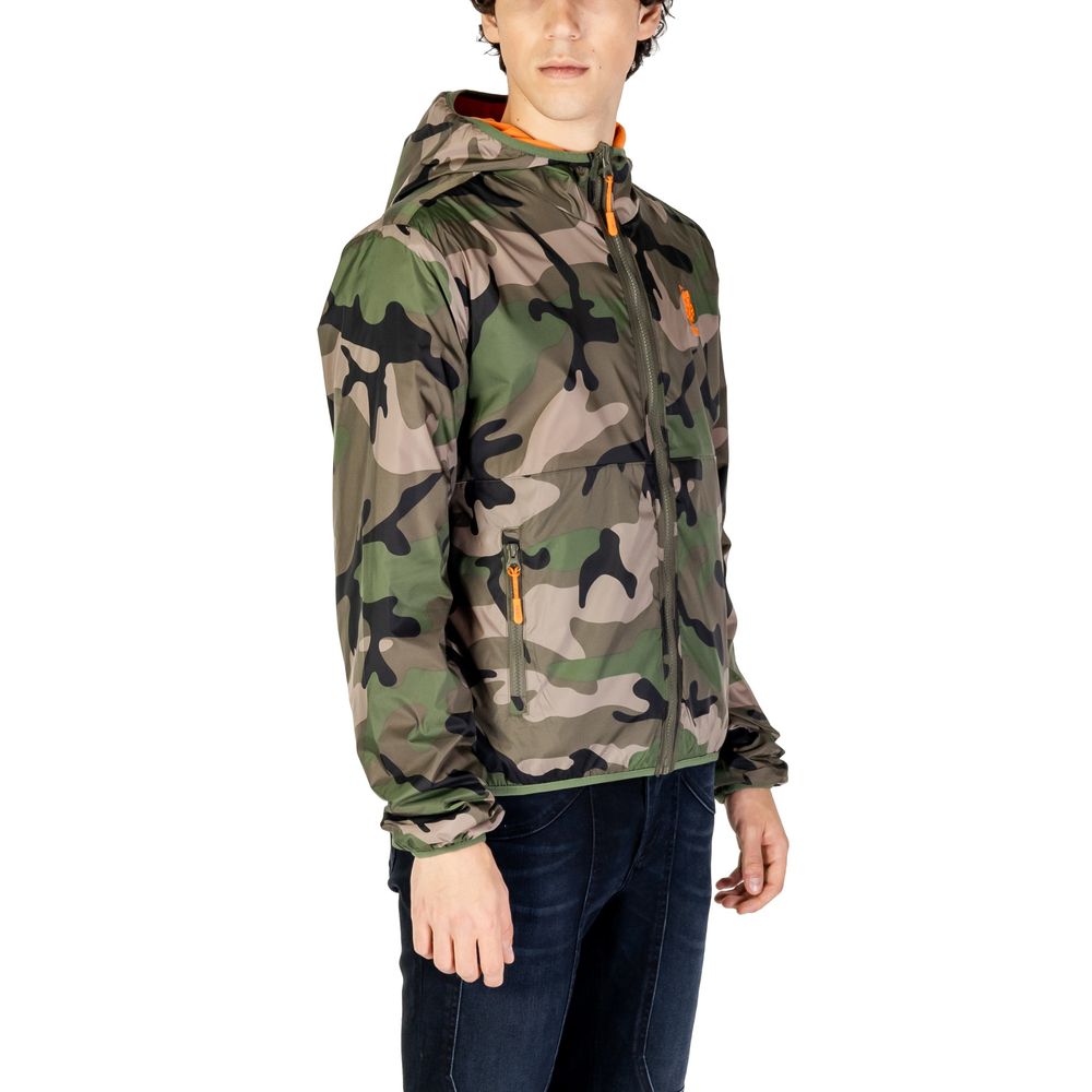 Men’s U.s. Polo Assn. Green Polyamide Shell Jacket
