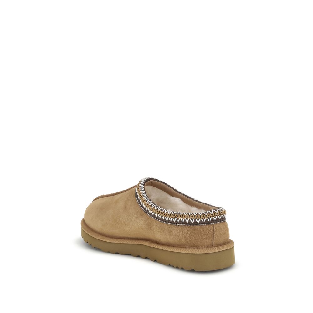 Men’s Ugg Beige Calf Leather Bos Taurus Mules