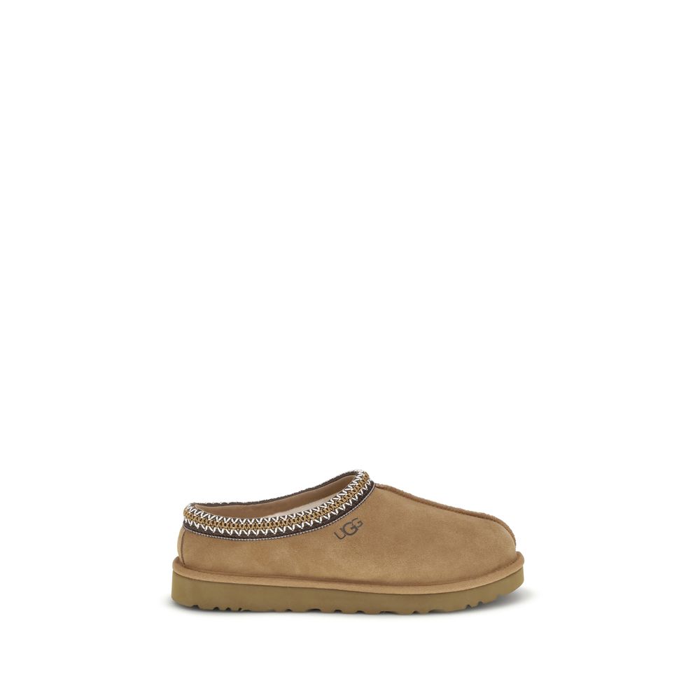 Men’s Ugg Beige Calf Leather Bos Taurus Mules